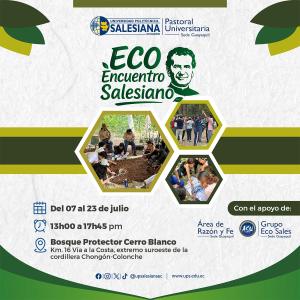 Afiche del Eco-Encuentro Salesiano